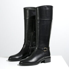 SARTORE サルトル ロングブーツ SR4601 レディース レザー ジョッキーブーツ ベルト 靴 NERO