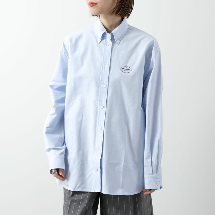 楽天市場】PRADA プラダ シャツ P497GR 14JW レディース ブラウス 長袖 