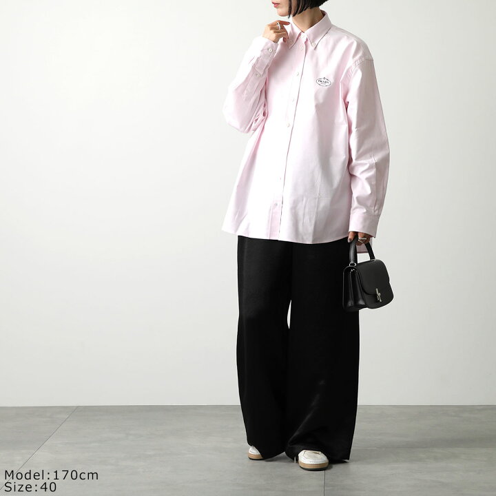 楽天市場】PRADA プラダ シャツ P497GR 14JW レディース ブラウス 長袖 