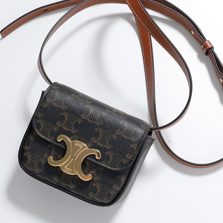 楽天市場】CELINE セリーヌ ショルダーバッグ Mini Triomphe ミニ  