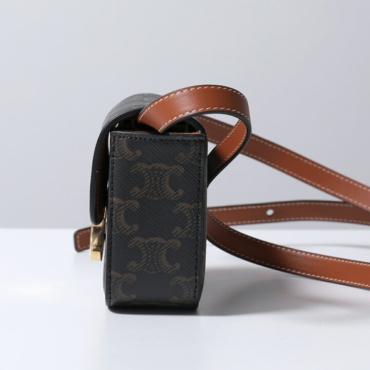 楽天市場】CELINE セリーヌ ショルダーバッグ Mini Triomphe ミニ  