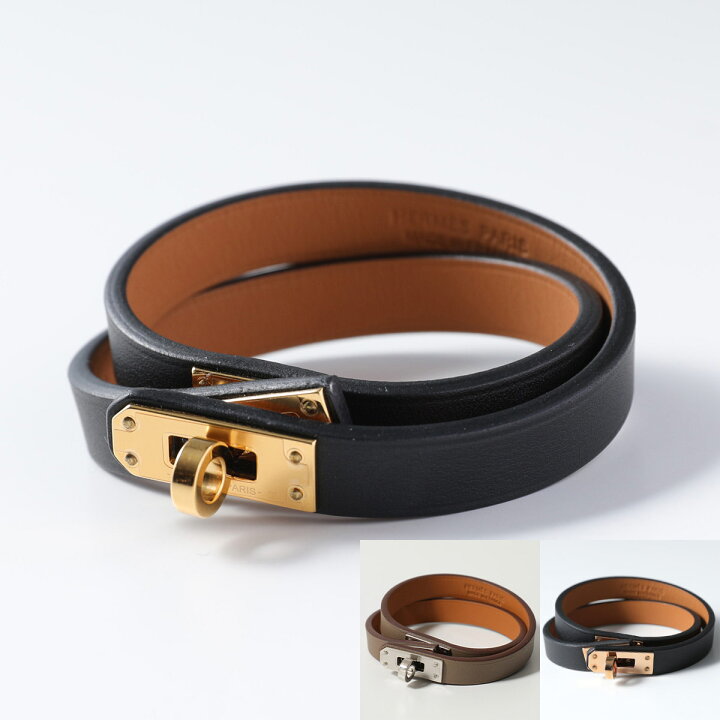 楽天市場】HERMES エルメス ブレスレット KELLY DOUBLE TOUR ケリー 