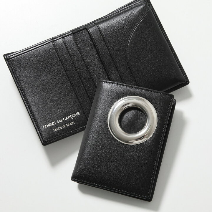 楽天市場】COMME des GARCONS コムデギャルソン 二つ折り財布 SILVER 