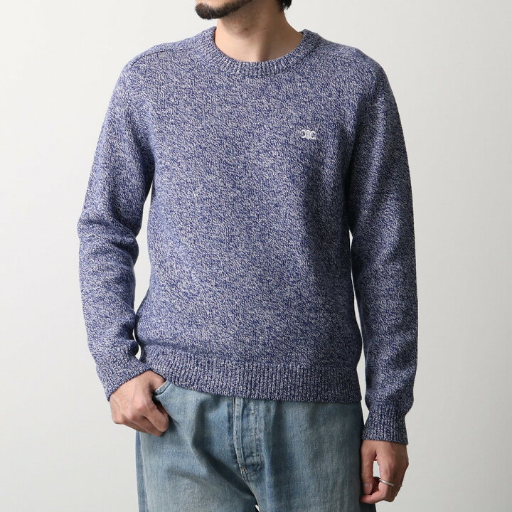 楽天市場】CELINE セリーヌ ニット PULL COL ROND BOXY TRIOMPHE 