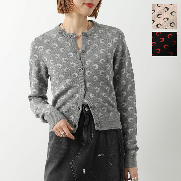 楽天市場】Marine Serre マリーン セル カーディガン Moon Jacquard  