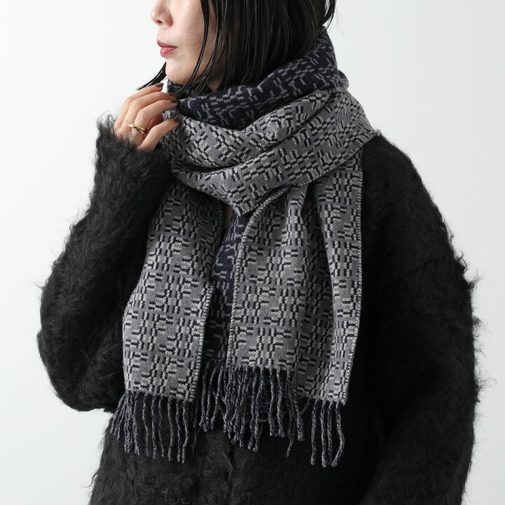 楽天市場】FENDI フェンディ マフラー FXS472 ASN1 レディース FF  