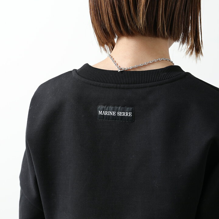 楽天市場】 Marine Serre マリーン セル トレーナー Moon Logo Fleece 