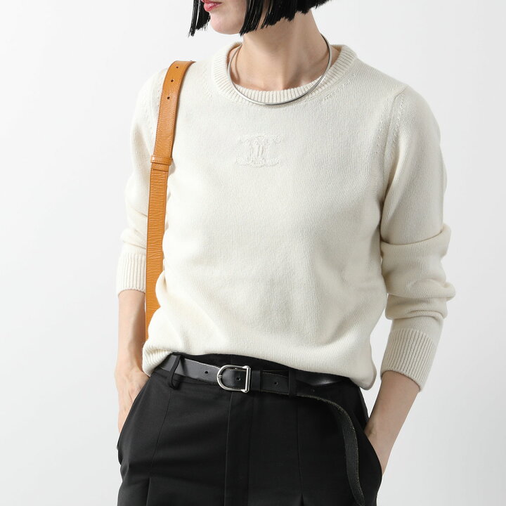楽天市場】CELINE セリーヌ セーター RY02N317V.01OW レディース  