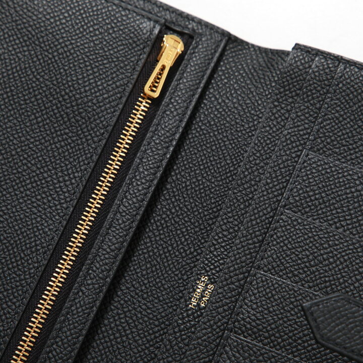 楽天市場】HERMES エルメス 二つ折り長財布 Bearn Souffle ベアン 