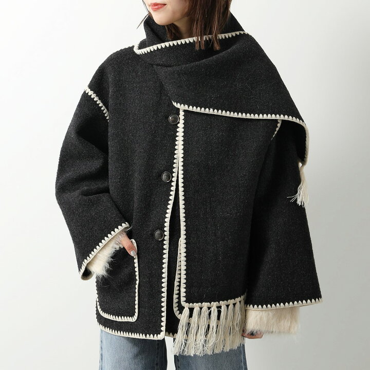 楽天市場】Toteme トーテム ジャケット EMBROIDERED SCARF JACKET 
