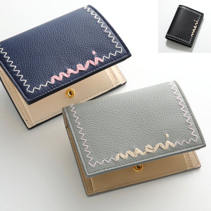 楽天市場】MARNI マルニ 二つ折り財布 PFMOQ14Q11 P6533 レディース 