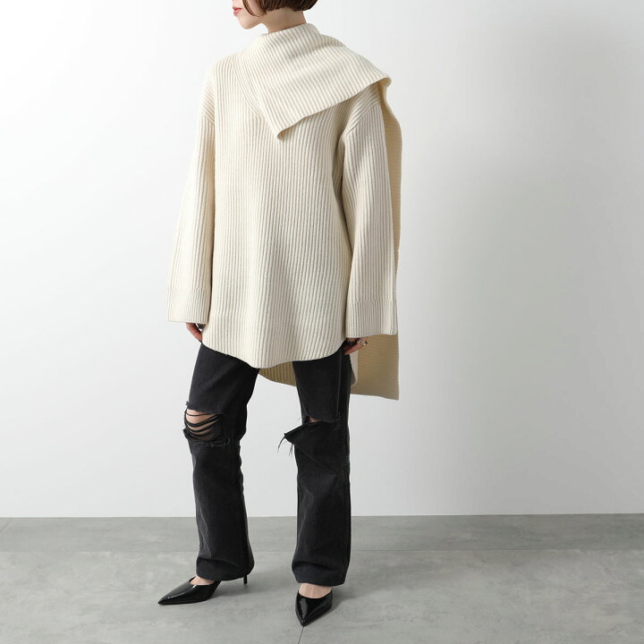 楽天市場】Toteme トーテム セーター Long scarf knit WRT0364 YA0007  