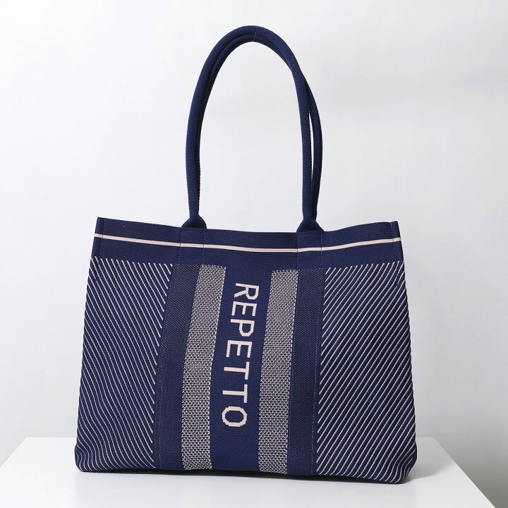 楽天市場】repetto レペット トートバッグ KNITTED SHOPPING BAG 