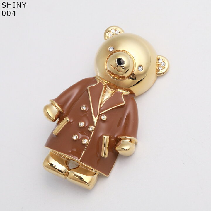 楽天市場】MAX MARA マックスマーラ ブローチ TEDDYBROOCH SHINY 