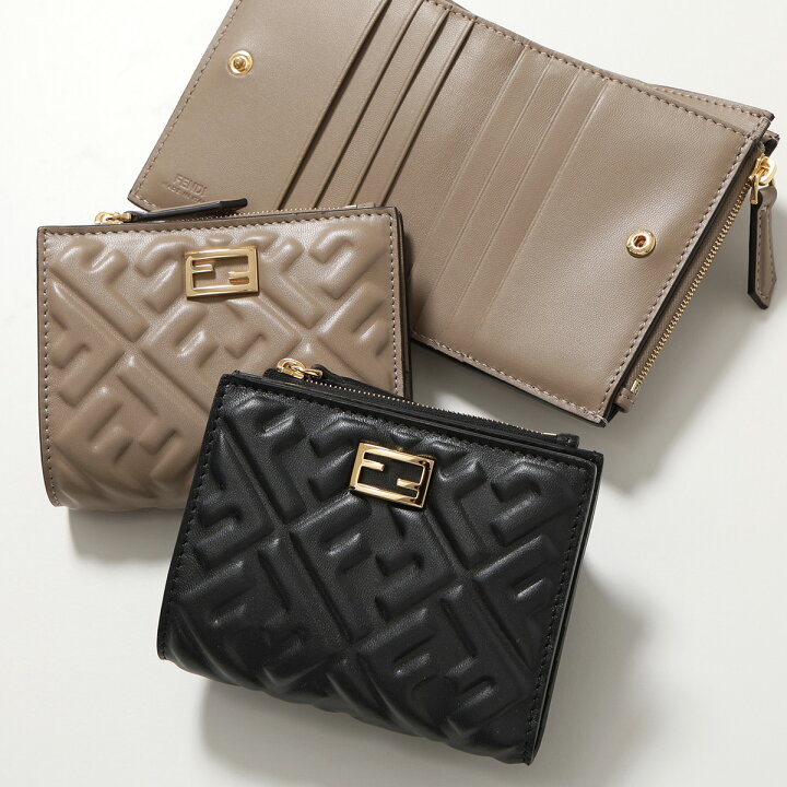 楽天市場】FENDI フェンディ 二つ折り財布 SMALL WALLET SL NAPPA  