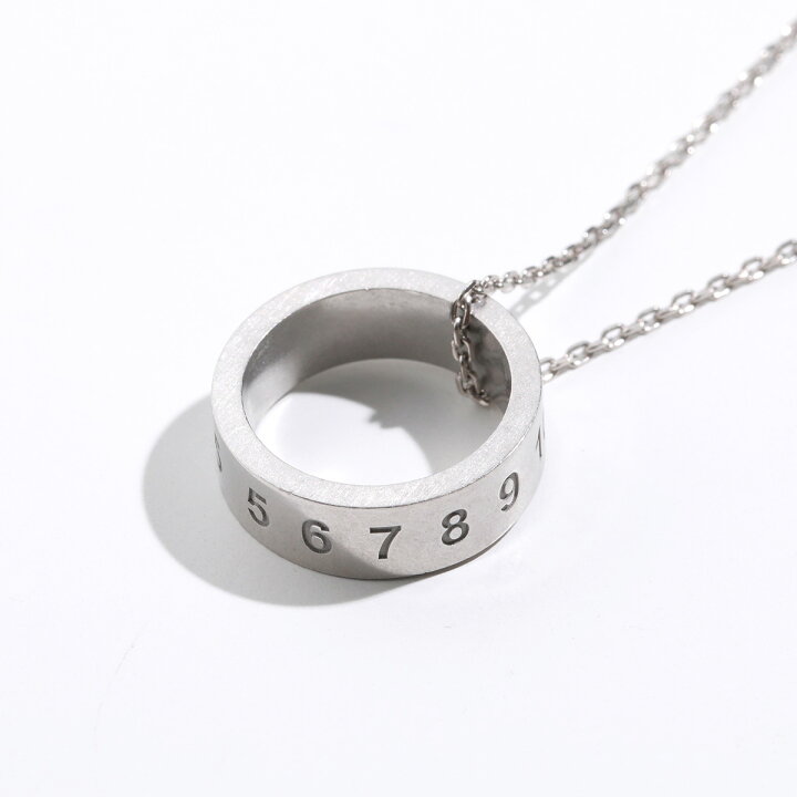 Maison Margiela リング型ペンダント ネックレス エムエムシックス 
