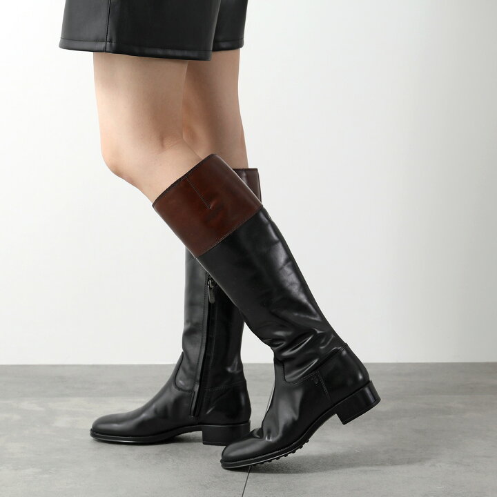 楽天市場】TODS トッズ ロングブーツ XXW0OF0F600G01 レディース レザー ローヒール ジョッキーブーツ ロゴ バイカラー シューズ  靴 1000 : インポートセレクトmusee 鑑定済　極上美品　定価10万円超　トッズ　ロングブーツ　お買い得品　小さいサイズ