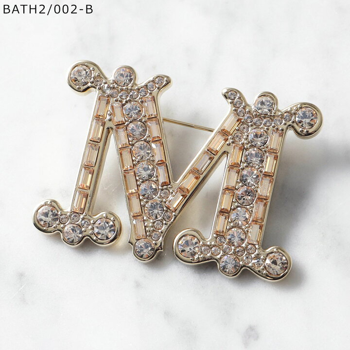楽天市場】MAX MARA マックスマーラ ブローチ BATH2 MBROOCH バス 