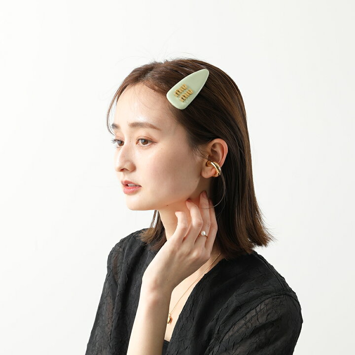 楽天市場】MIUMIU ミュウミュウ バレッタ 5IF092 069 レディース  