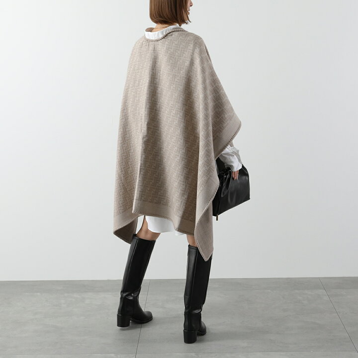 楽天市場】FENDI フェンディ ポンチョ FXX776 ASFX レディース ケープ  