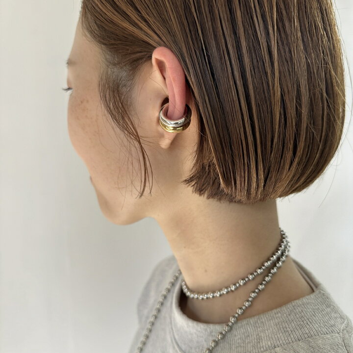 楽天市場】TOMWOOD トムウッド イヤーカフ Chunky Ear Cuff Gold 