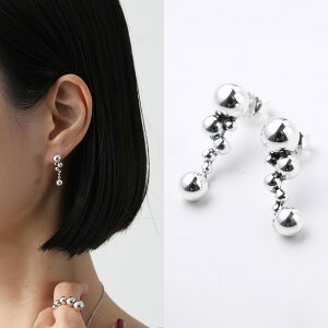 GEORG JENSEN W[W WFZ sAX MOONLIGHT GRAPES SMALL EARRING 551T [Cg O[v 20001410 fB[X SILVER