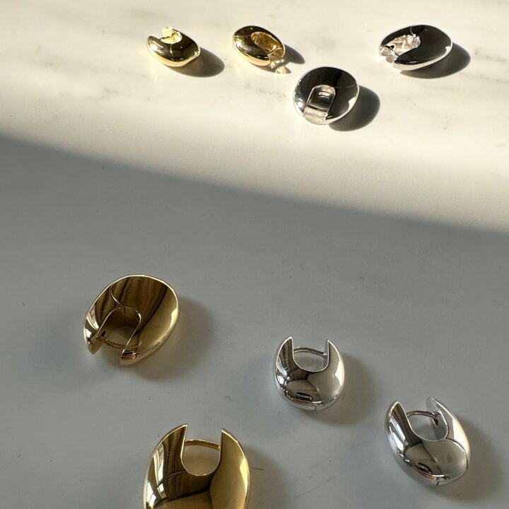 楽天市場】TOMWOOD トムウッド ピアス Pebble Hoops Small ぺブル  