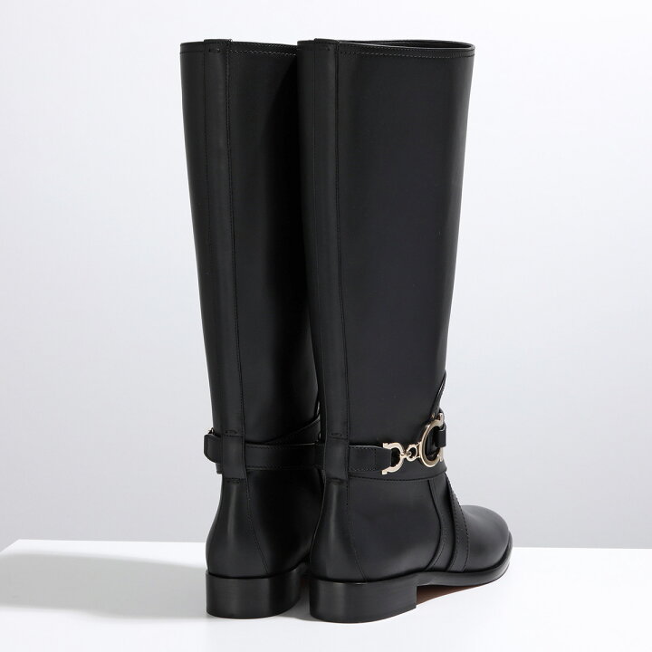 楽天市場】FERRAGAMO フェラガモ ロングブーツ SARAH サラ 726392 