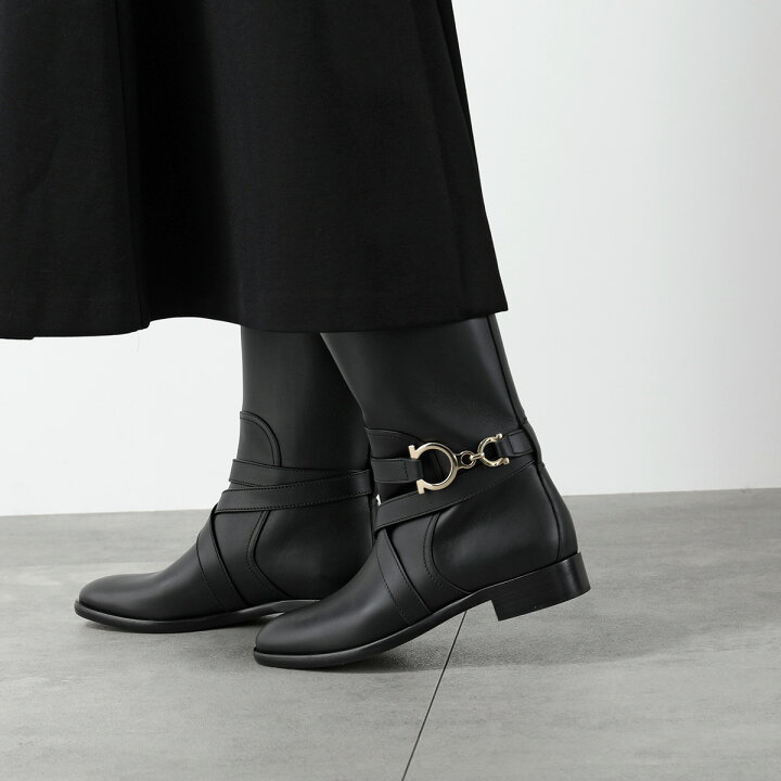 楽天市場】FERRAGAMO フェラガモ ロングブーツ SARAH サラ 726392 