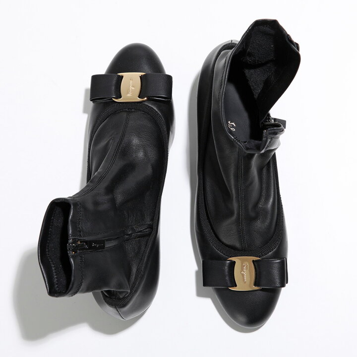 楽天市場】FERRAGAMO フェラガモ ショートブーツ VARA ヴィラリボン 