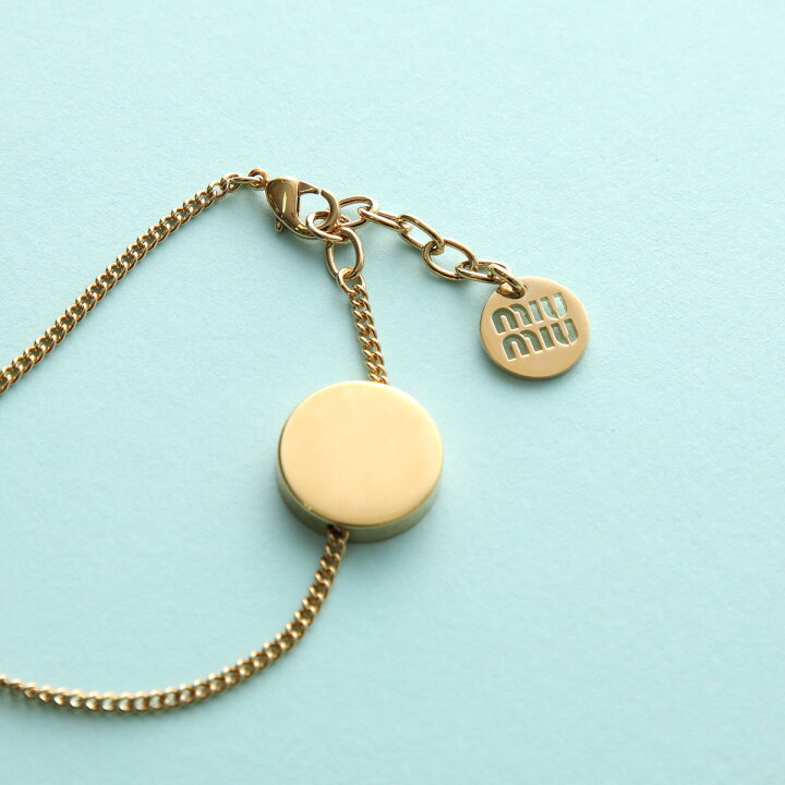 楽天市場】 MIUMIU ミュウミュウ ブレスレット 5IB507 2F6T レディース  