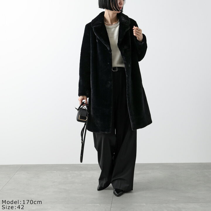 楽天市場】HERNO ヘルノ フェイクファーコート GC000461D 12422 