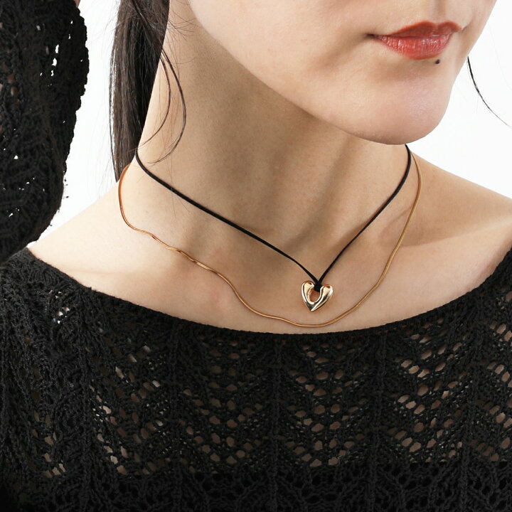 ANNIKA INEZ/アニカイネズハートネックレス スモール - チョーカー 