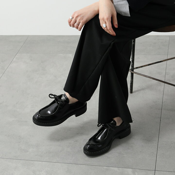 楽天市場】PRADA プラダ レースアップシューズ 1E249N 055 レディース 