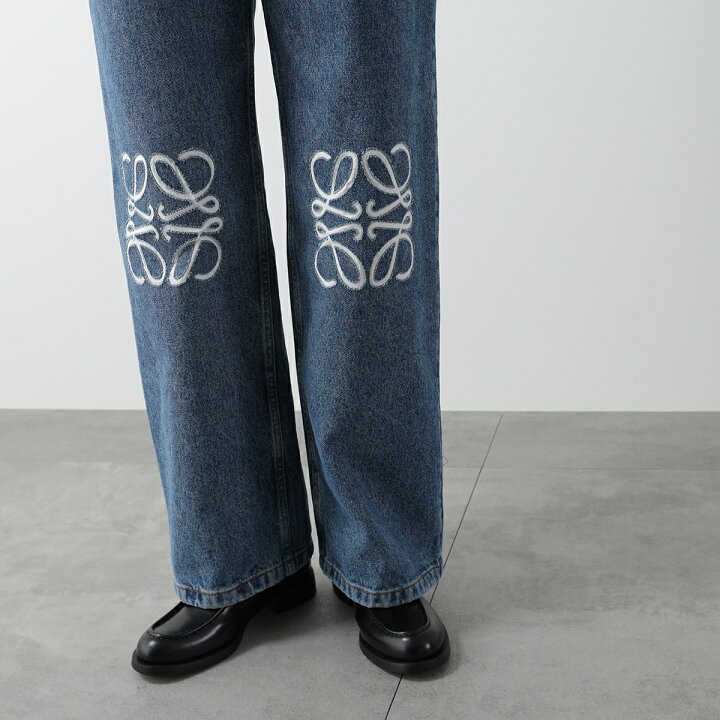 楽天市場】LOEWE ロエベ ジーンズ ANAGRAM BAGGY S359Y11X50  
