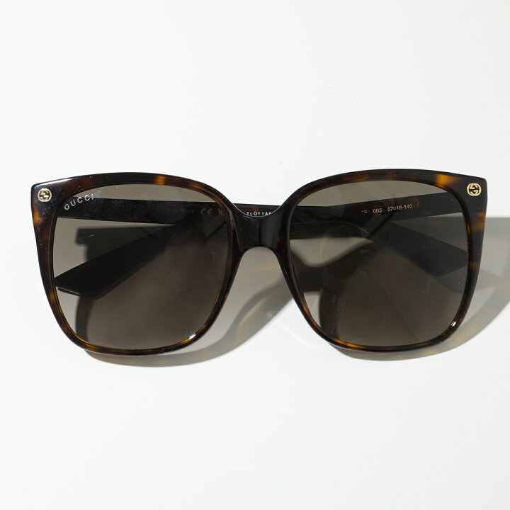 楽天市場】GUCCI グッチ サングラス GG0022S レディース スクエア型  