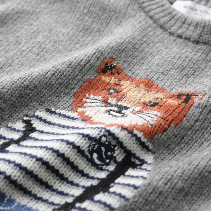 楽天市場】MAISON KITSUNE メゾンキツネ セーター DRESSED FOX 