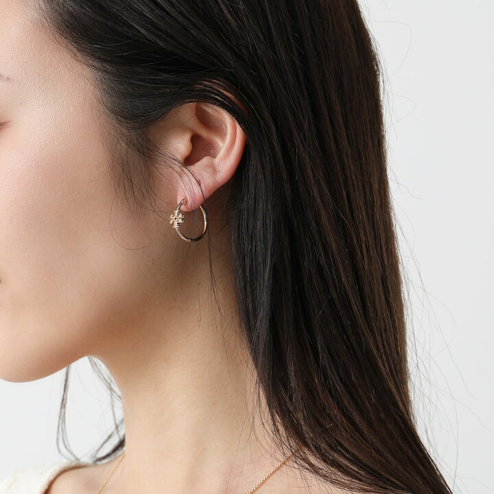 楽天市場】TORY BURCH トリーバーチ フープピアス SMALL ELEANOR HOOP 