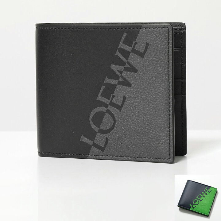 楽天市場】LOEWE ロエベ 二つ折り財布 C314302X01 メンズ レザー 切替 