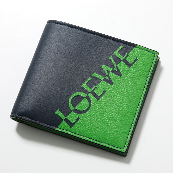 楽天市場】LOEWE ロエベ 二つ折り財布 C314302X01 メンズ レザー 切替  