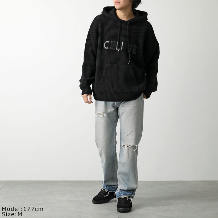 楽天市場】CELINE セリーヌ ニット パーカー RY01K0ZPY.38NO 