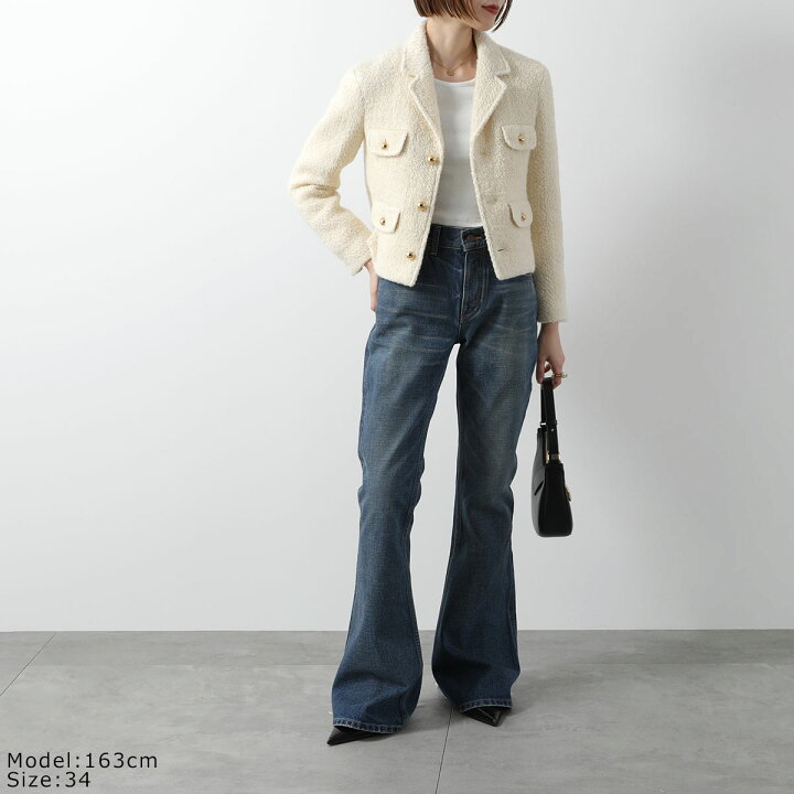 楽天市場】CELINE セリーヌ ツイードジャケット 2V34W227V.01VA  