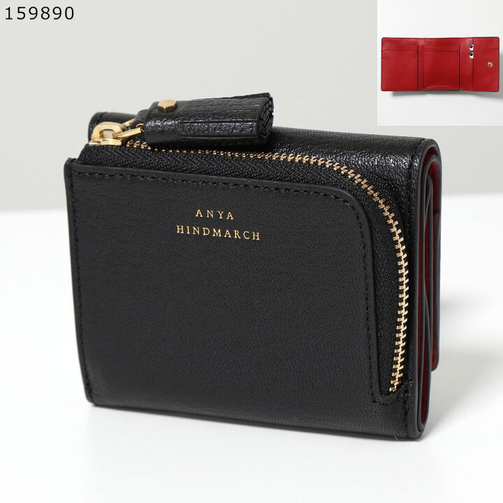 楽天市場】ANYA HINDMARCH アニヤハインドマーチ 三つ折り財布 Mini  
