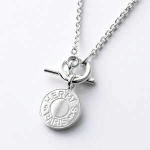 HERMES GX lbNX SERIE ZG Amulet H Exlibris Pendant Necklace A~bg RtFbeB H104143B fB[X y_g SV/Vo[