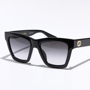 GUCCI �O�b�` �T���O���X GG1714S ���f�B�[�X �L���b�g�A�C�^ �X�N�G�A�^ �t������ GG���S �Z���t���[�� �A�C�E�F�A 001/BLACK-BLACK-GREY