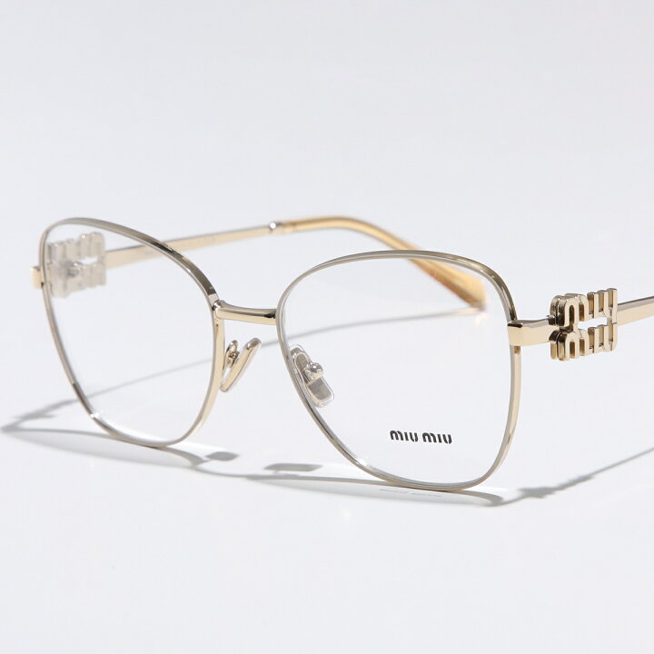 楽天市場】MIUMIU ミュウミュウ メガネ 0MU 50XV レディース メタル  