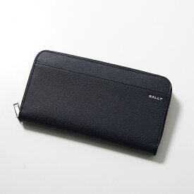 BALLY バリー ラウンドファスナー長財布 MLW03K VT399 メンズ 小銭入れあり レザー U507P/MIDNIGHT21+PALLADIO