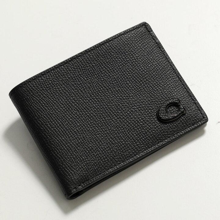 楽天市場】COACH コーチ 二つ折り財布 CJ947 メンズ レザー ミニ財布 
