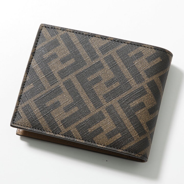 楽天市場】FENDI フェンディ 二つ折り財布 7M0001 AJF8 メンズ レザー 