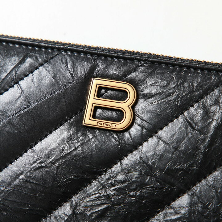 楽天市場】BALENCIAGA バレンシアガ ラウンドファスナー長財布 CRUSH 